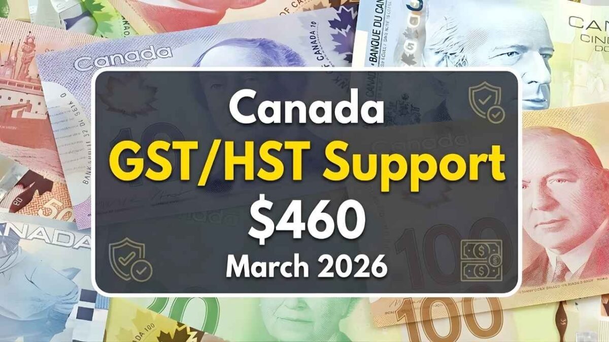GST HST payment 2026, $460 GST credit Canada, Canada GST payment March 2026, GST eligibility Canada, CRA benefits update, Canada tax credit, low income support Canada, GST payment date, Canada benefits 2026, CRA payment news