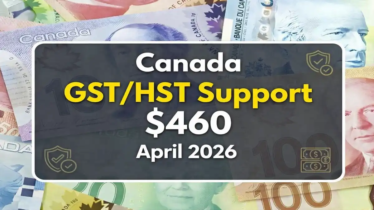 GST HST payment April 2026, $460 GST credit Canada, Canada GST payment 2026, GST eligibility Canada, CRA benefits update, Canada tax credit, low income support Canada, GST payment date April, Canada benefits 2026, CRA payment news